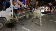 İnegöl'de feci kaza! Motosiklet sürücüsü öldü, arkadaşı ağır yaralandı