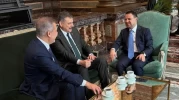 Temaslara kahve molası! Üç bakan bir araya geldi