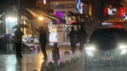 Düzce'de kuvvetli sağanak geceyi esir aldı