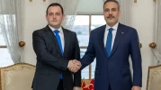Dışişleri Bakanı Hakan Fidan, Kuzey Makedonya Devlet Bakanı Zeynula'yı kabul etti