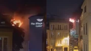 Beyoğlu’nda 6 katlı binada yangın paniği
