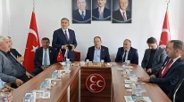 MHP'li Topsakal'dan MHP Havza İlçe Başkanı Cengiz’e ziyaret