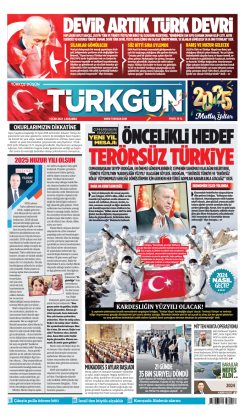 Türkgün Gazetesi 1 Ocak 2025