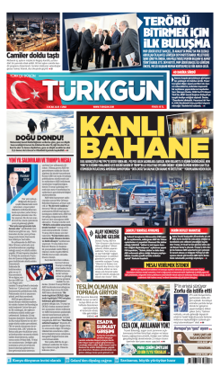 Türkgün Gazetesi 3 Ocak 2025