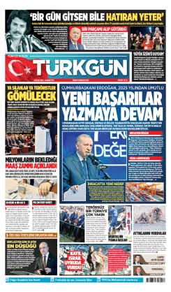 Türkgün Gazetesi 4 Ocak 2025