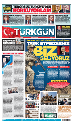 Türkgün Gazetesi 9 Ocak 2025