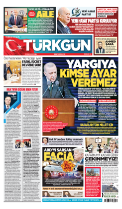 Türkgün Gazetesi 31 Ocak 2025