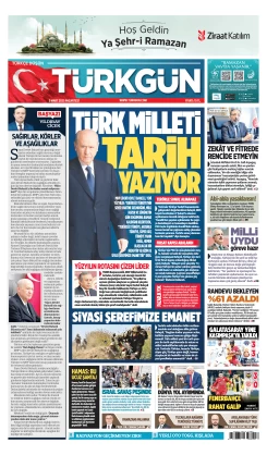 Türkgün Gazetesi 3 Mart 2025