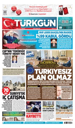 Türkgün Gazetesi 8 Mart 2025