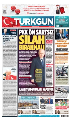 Türkgün Gazetesi 10 Mart 2025