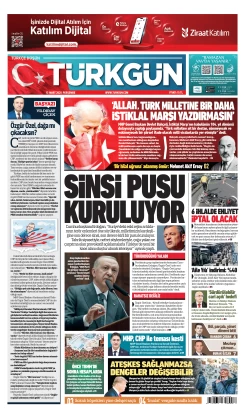 Türkgün Gazetesi 13 Mart 2025