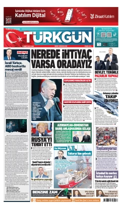 Türkgün Gazetesi 14 Mart 2025