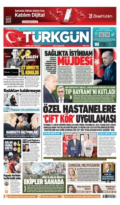 Türkgün Gazetesi 15 Mart 2025
