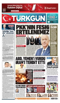 Türkgün Gazetesi 17 Mart 2025