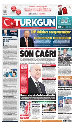 Türkgün Gazetesi 21 Mart 2025