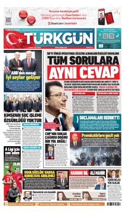 Türkgün Gazetesi 23 Mart 2025