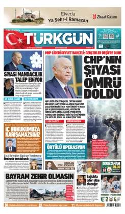 Türkgün Gazetesi 29 Mart 2025
