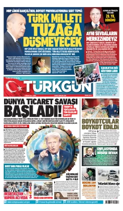 Türkgün Gazetesi 4 Nisan 2025