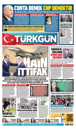 Türkgün Gazetesi 8 Nisan 2025