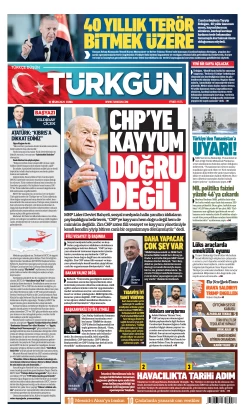 Türkgün Gazetesi 18 Nisan 2025