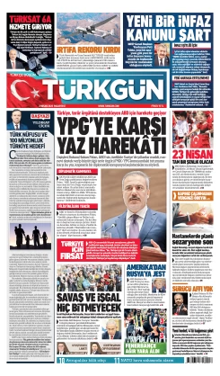 Türkgün Gazetesi 21 Nisan 2025