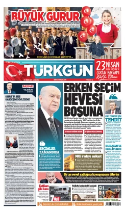Türkgün Gazetesi 23 Nisan 2025