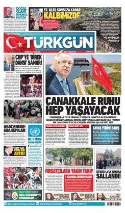 Türkgün Gazetesi 26 Nisan 2025