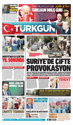 Türkgün Gazetesi 3 Mayıs 2025