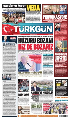 Türkgün Gazetesi 5 Mayıs 2025