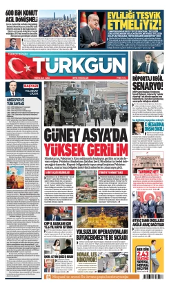 Türkgün Gazetesi 9 Mayıs 2025