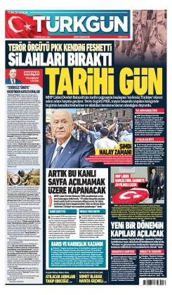 Türkgün Gazetesi 13 Mayıs 2025