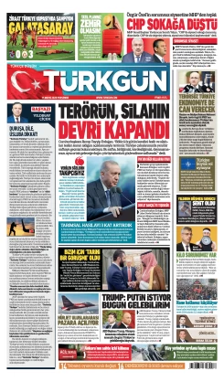 Türkgün Gazetesi 15 Mayıs 2025