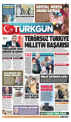 Türkgün Gazetesi 18 Mayıs 2025