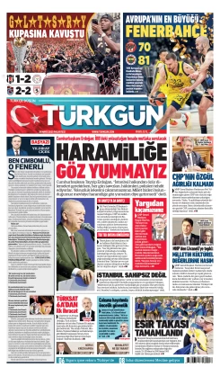 Türkgün Gazetesi 26 Mayıs 2025