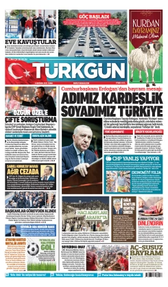 Türkgün Gazetesi 6 Haziran 2025
