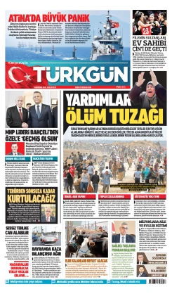 Türkgün Gazetesi 9 Haziran 2025