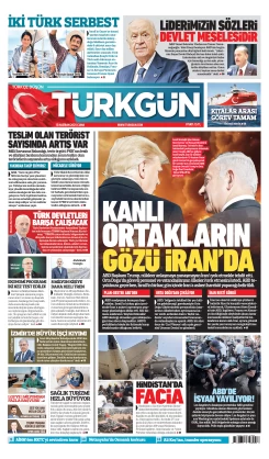 Türkgün Gazetesi 13 Haziran 2025