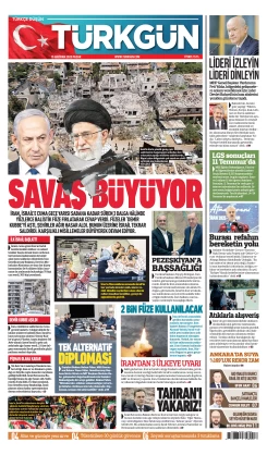Türkgün Gazetesi 15 Haziran 2025