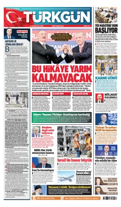 Türkgün Gazetesi 20 Haziran 2025