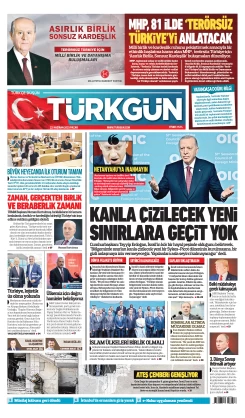 Türkgün Gazetesi 22 Haziran 2025
