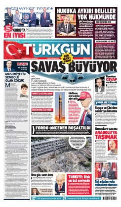 Türkgün Gazetesi 23 Haziran 2025