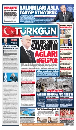 Türkgün Gazetesi 24 Haziran 2025