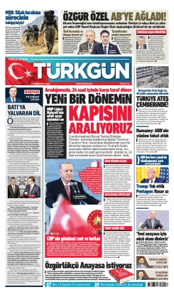 Türkgün Gazetesi 27 Haziran 2025
