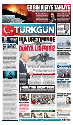 Türkgün Gazetesi 01 Temmuz 2025