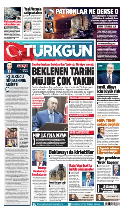 Türkgün Gazetesi 10 Temmuz 2025