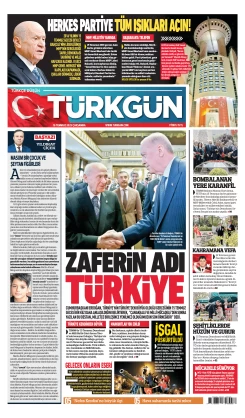 Türkgün Gazetesi 16 Temmuz 2025