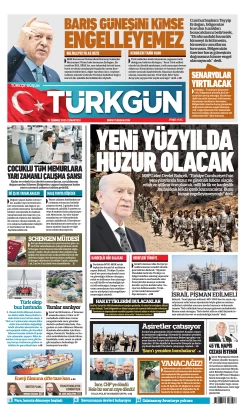 Türkgün Gazetesi 19 Temmuz 2025