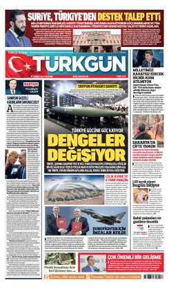 Türkgün Gazetesi 24 Temmuz 2025