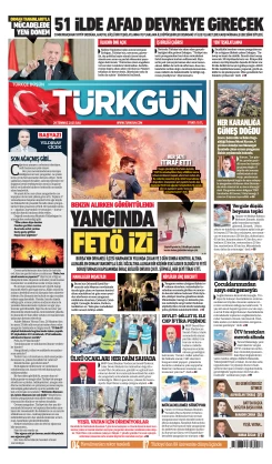 Türkgün Gazetesi 29 Temmuz 2025