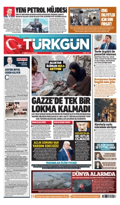 Türkgün Gazetesi 31 Temmuz 2025